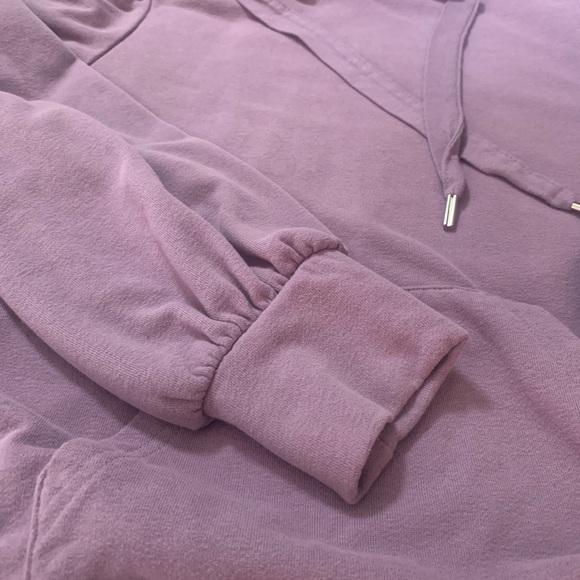 MEMBER'S Mark Ladies Pullover Puff Sleeve Fashion Hoodie Lavender Grey Sz M. - Picture 8 of 8